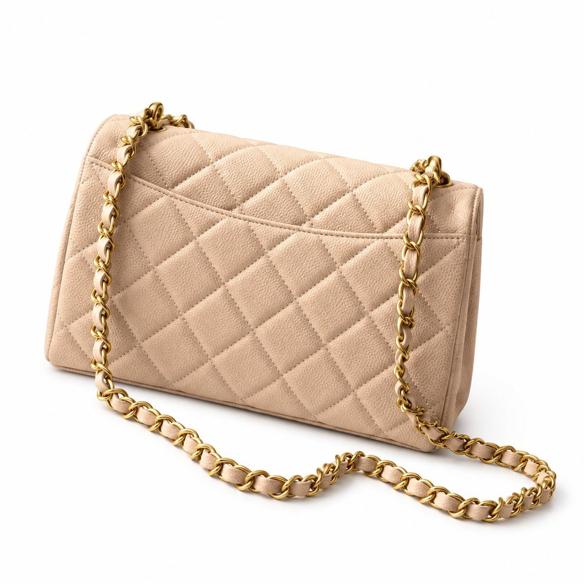 Chanel Quilted Slim Vertical Shoulder Bag 14×22×6.5cm