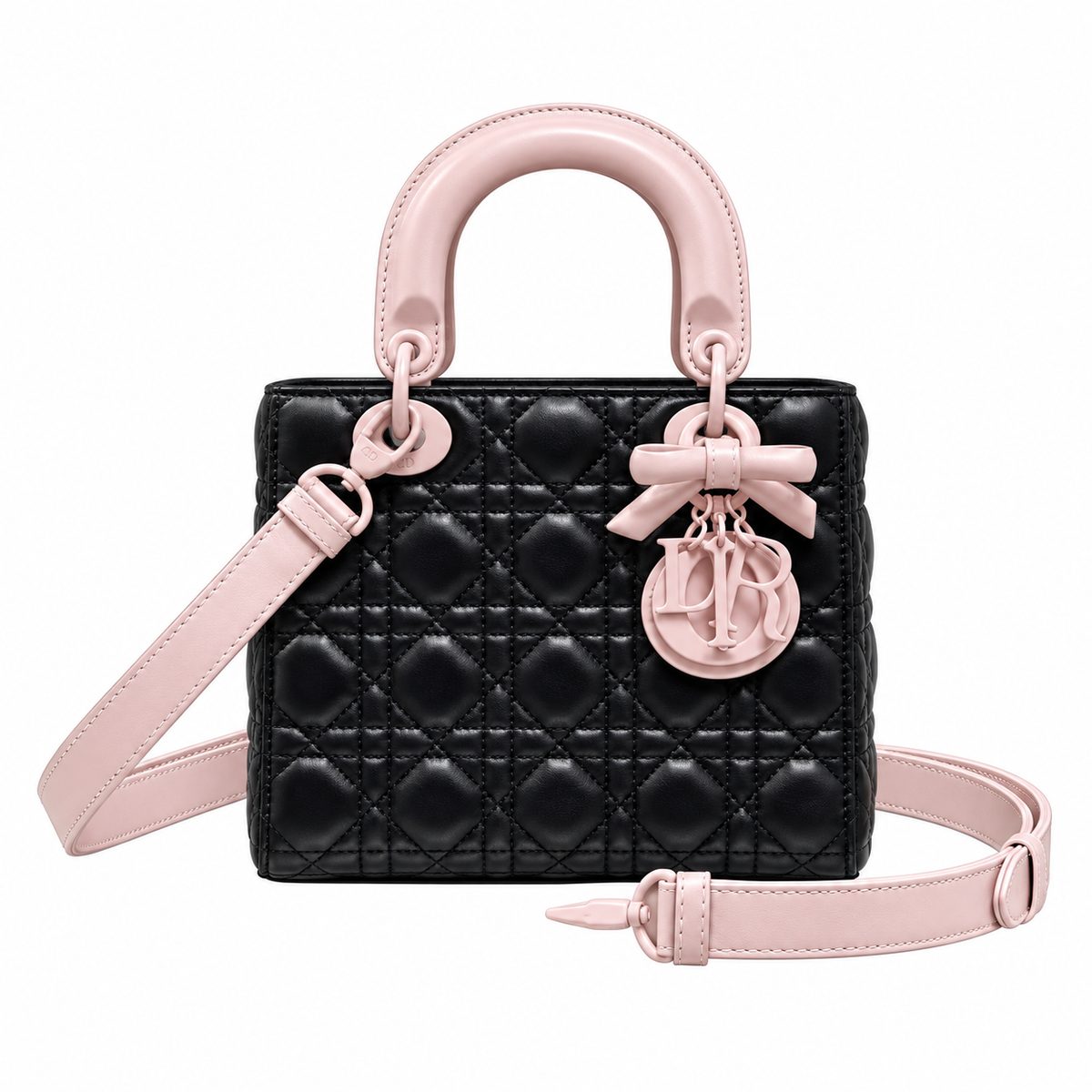 Dior Cannage Quilted Convertible Top Handle Bag 20cm