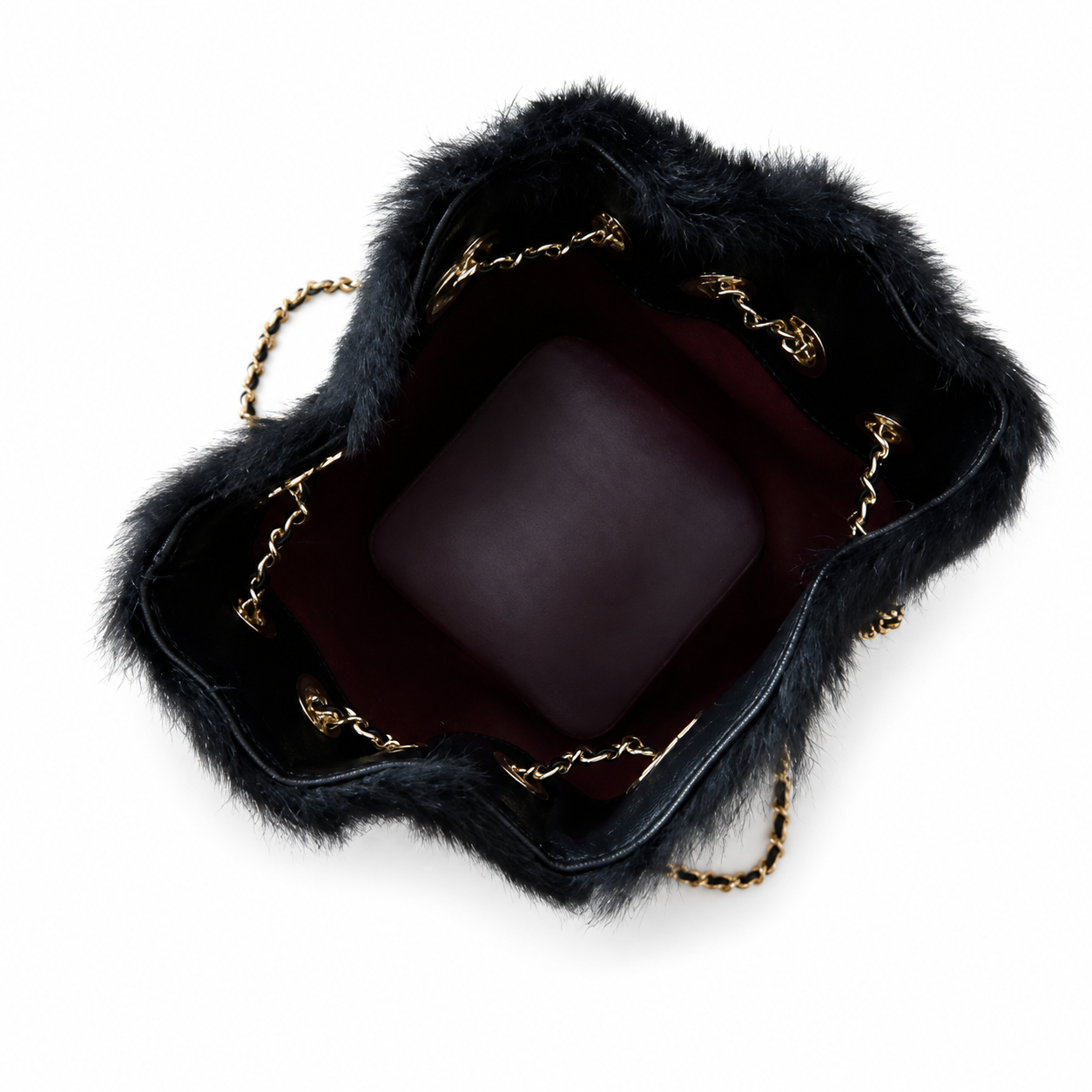 Chanel Quilted CC Structured Box Bag | Gold Chain — 18cm