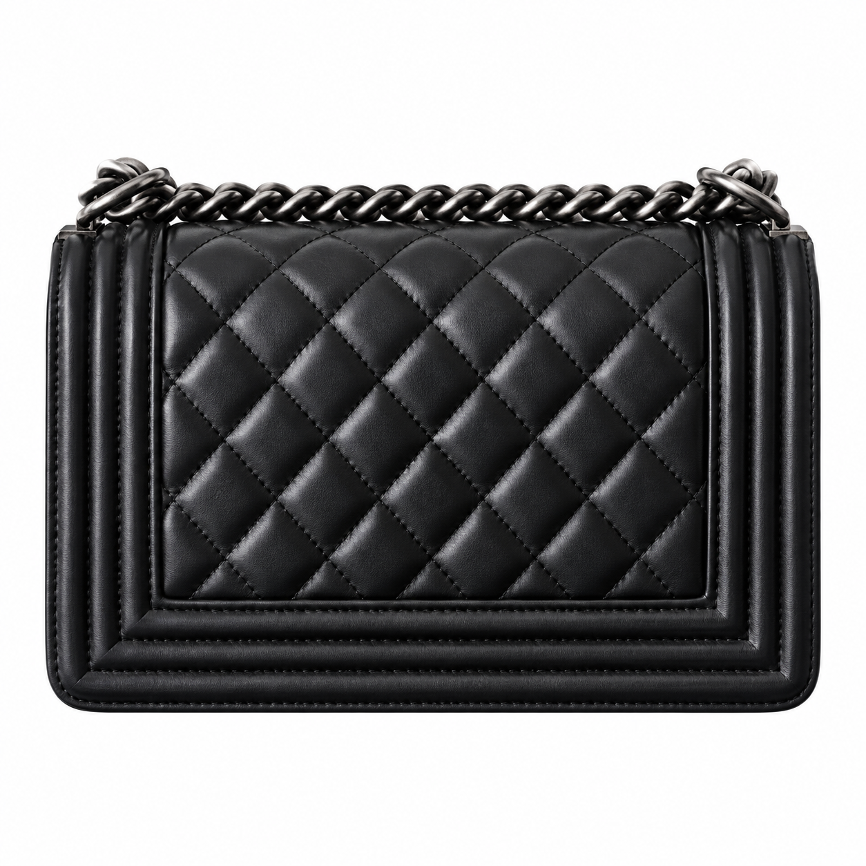 Chanel Quilted Chain Flap Bag 20cm