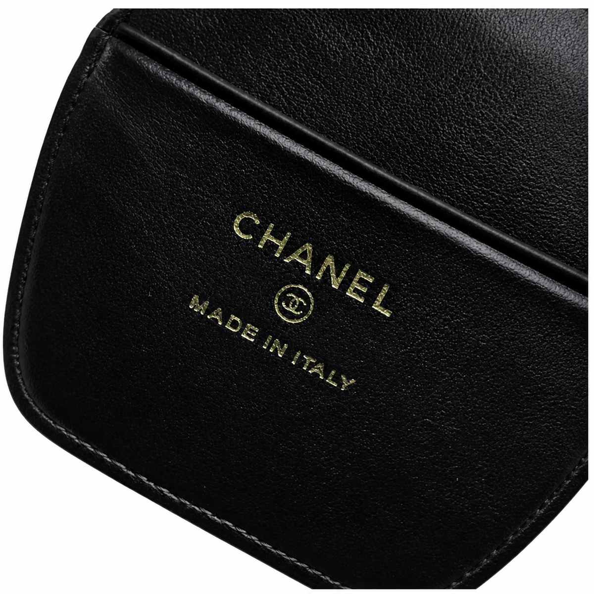 Chanel Black Croc-Embossed Mini Bowling Bag | Dual Gold Zippers — 19cm