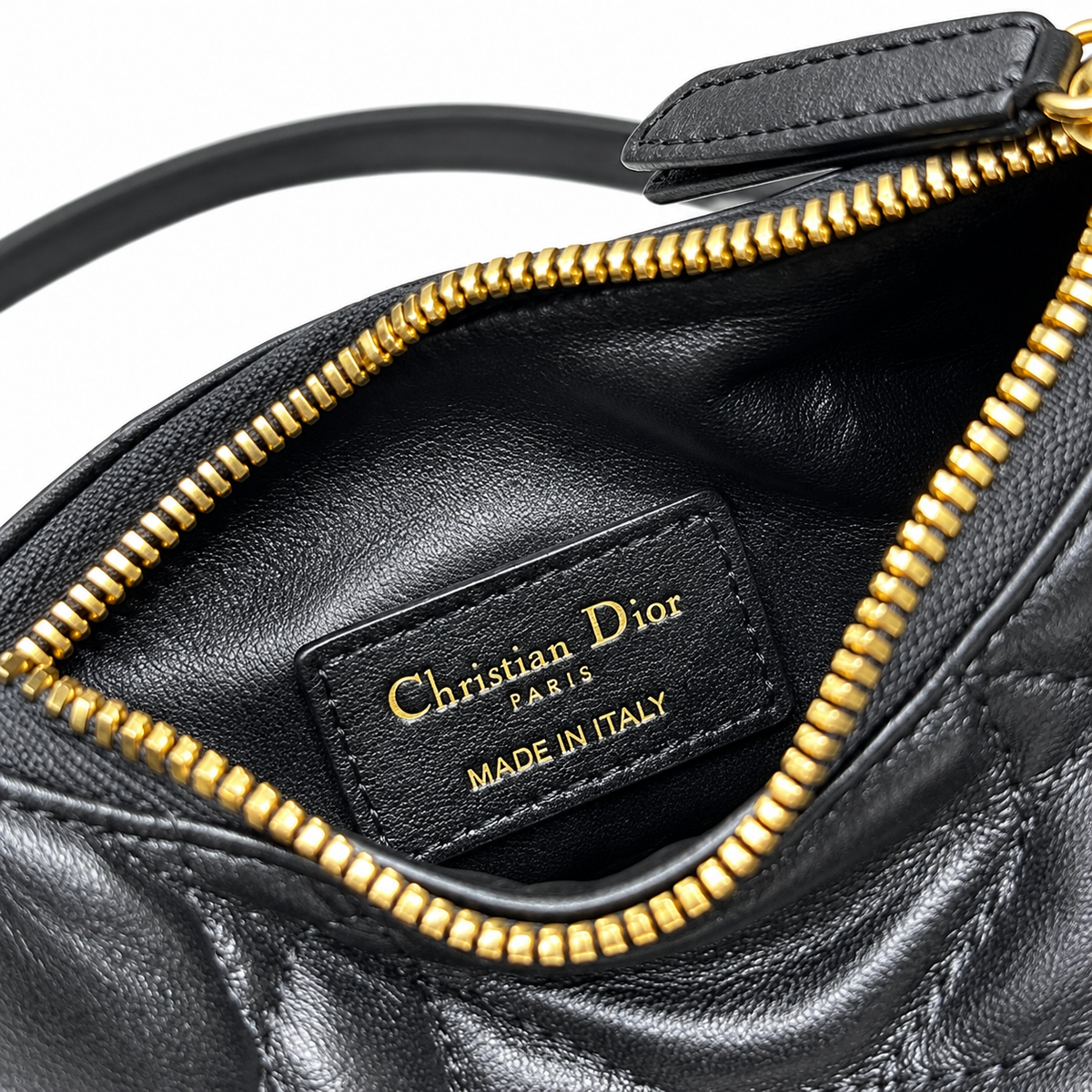 Dior Cannage Quilted Box Top Handle Bag 19cm