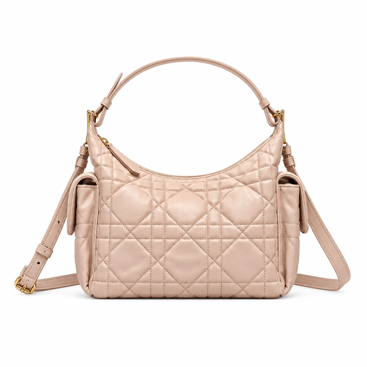 Dior Cannage Quilted Work Top Handle Bag 28cm