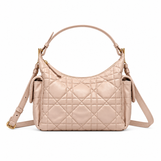 Dior Cannage Quilted Work Top Handle Bag 28cm