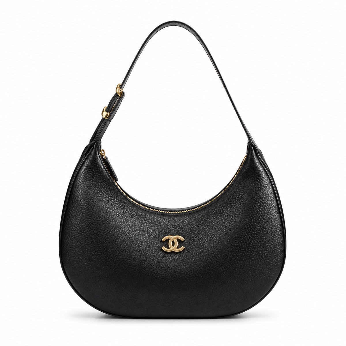 Chanel Classic Quilted Top Handle Bag | CC Turn-Lock & Chain — 30cm