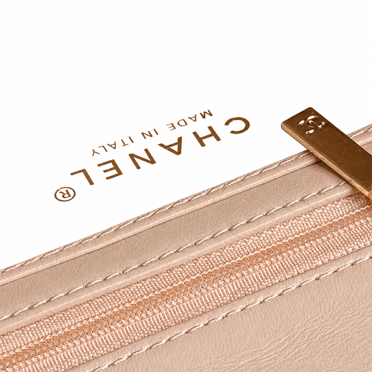Chanel Classic Small Flap Bag Blush Pink Sequin-Embellished Tweed | Gold CC & Pink Chain — 20cm