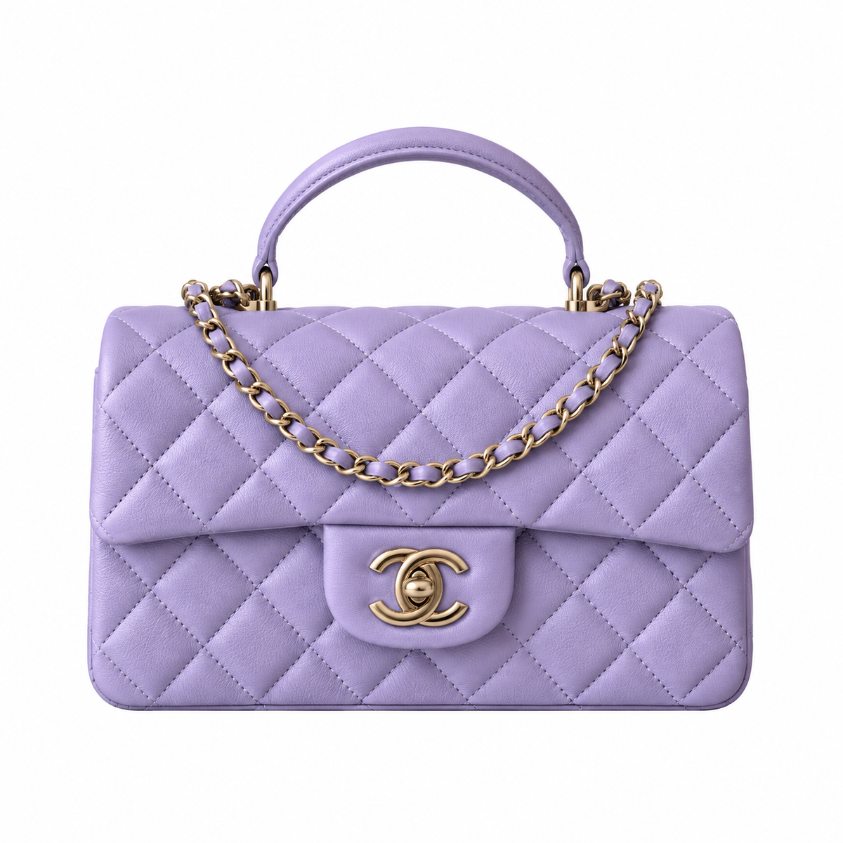 Chanel Quilted Flap Handbag 20cm