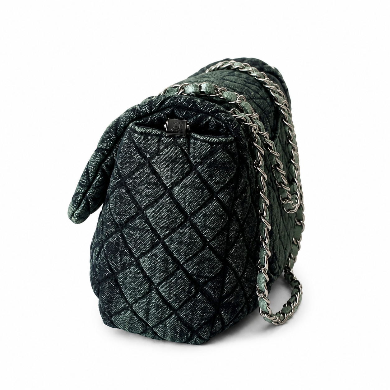 Chanel Classic Quilted Maxi Flap Bag | CC Hardware & Gold Chain — 33cm