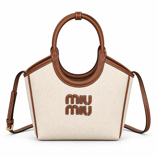 Miu Miu Convertible Leather Bag 22 cm