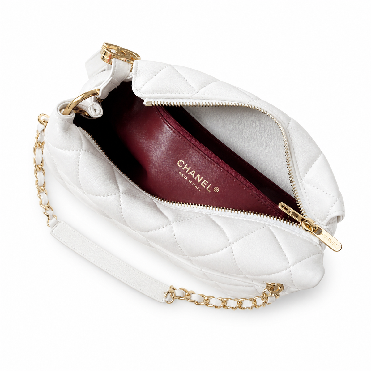 Chanel Classic Quilted Large Flap Bag | CC Hardware & Gold Chain — 29cm