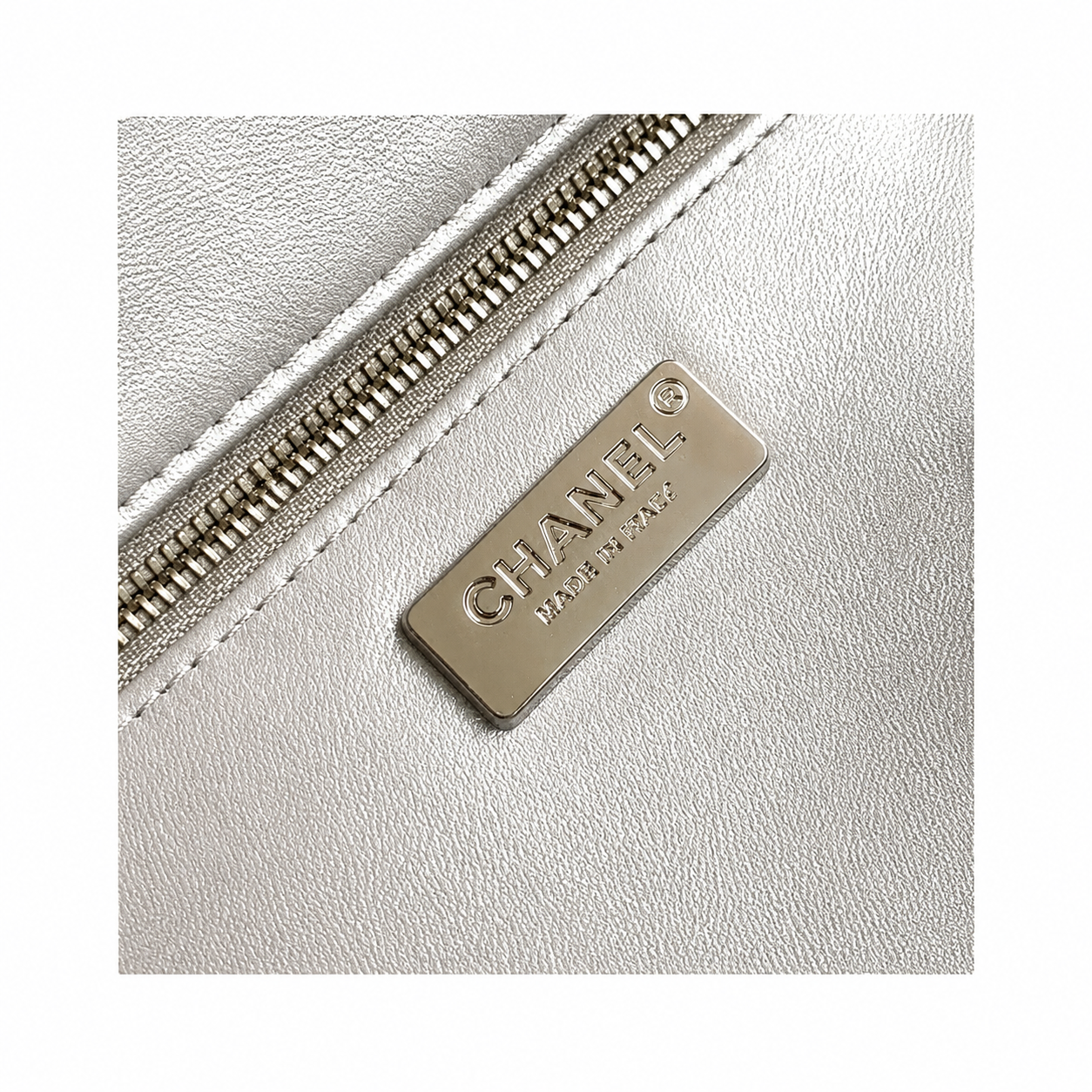 Chanel Charcoal Sequin Flap Bag | Crystal Tennis Chain Strap & Silver Snap Closure