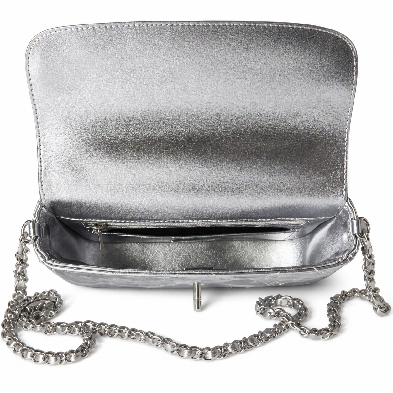 Chanel Classic Quilted Wallet on Chain WOC | CC Turn-Lock Chain Strap — 18cm