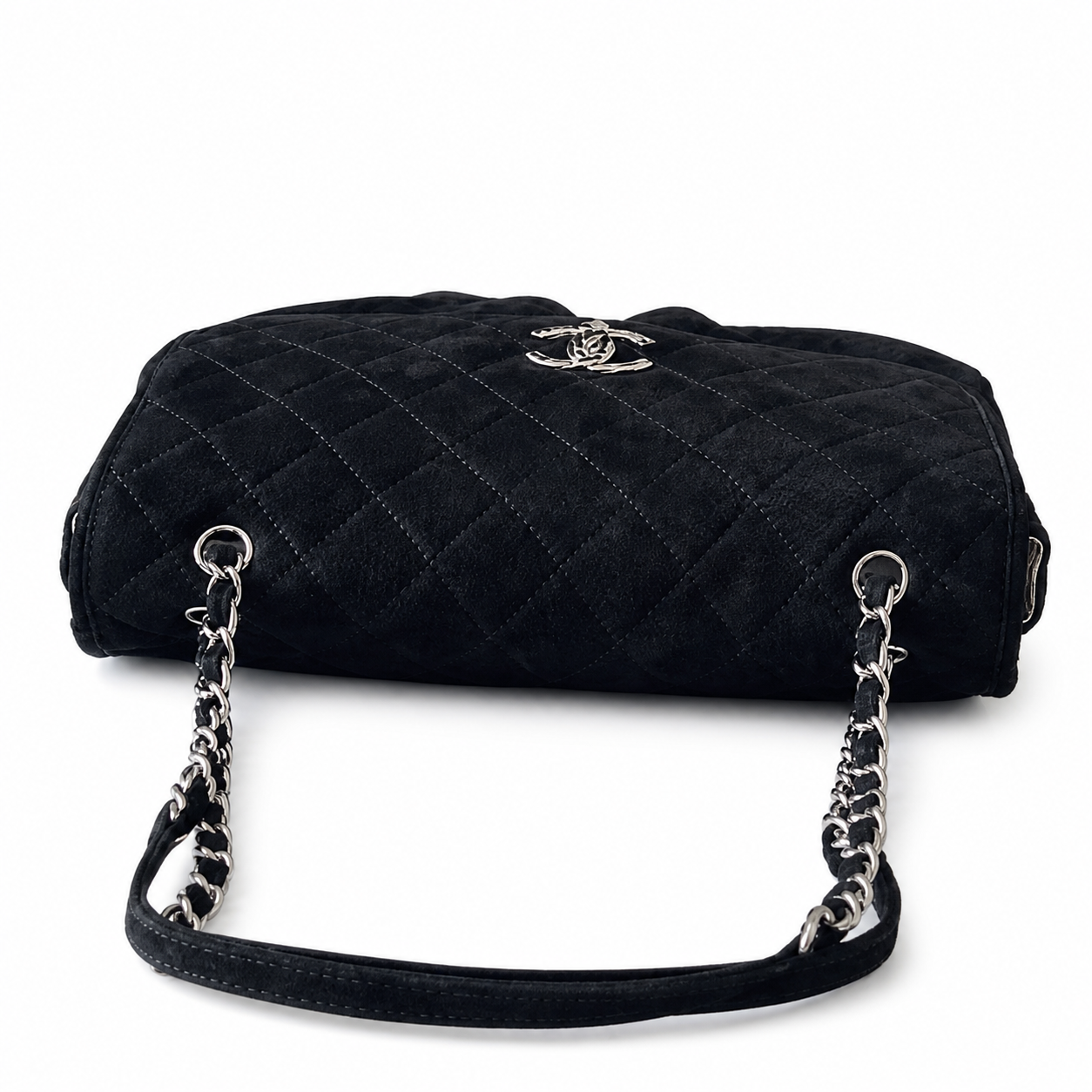 Chanel Classic Quilted Grand Flap Bag | CC Hardware & Gold Chain — 34cm