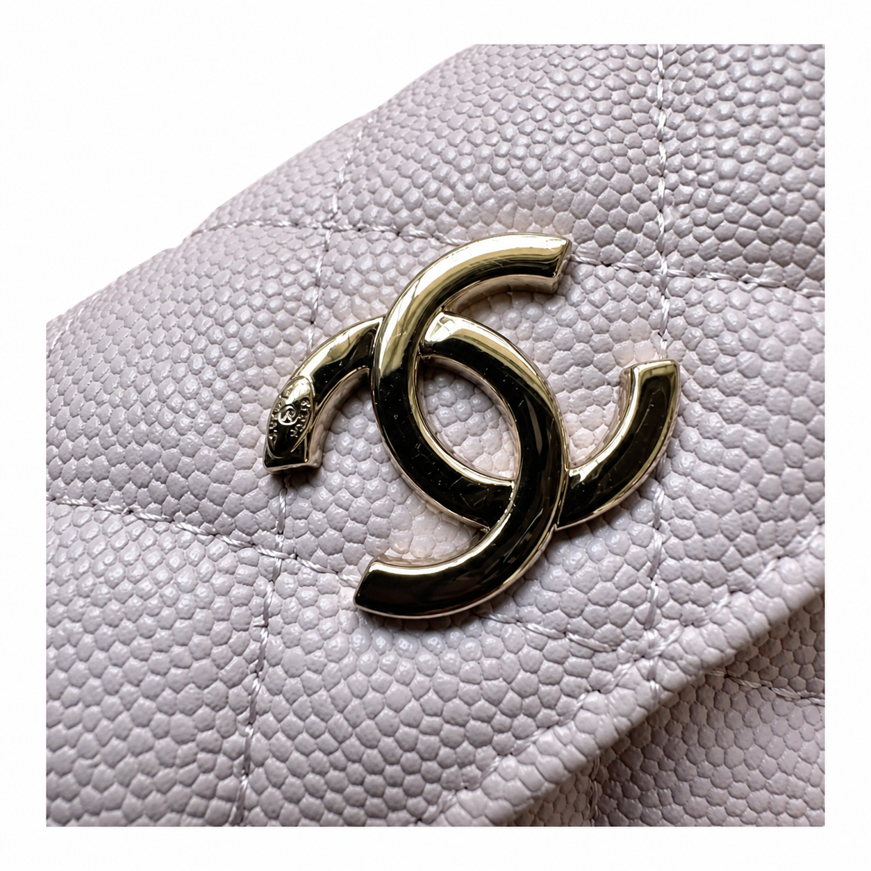 Chanel Quilted CC Mini Evening Bag | Gold Chain Strap — 11cm