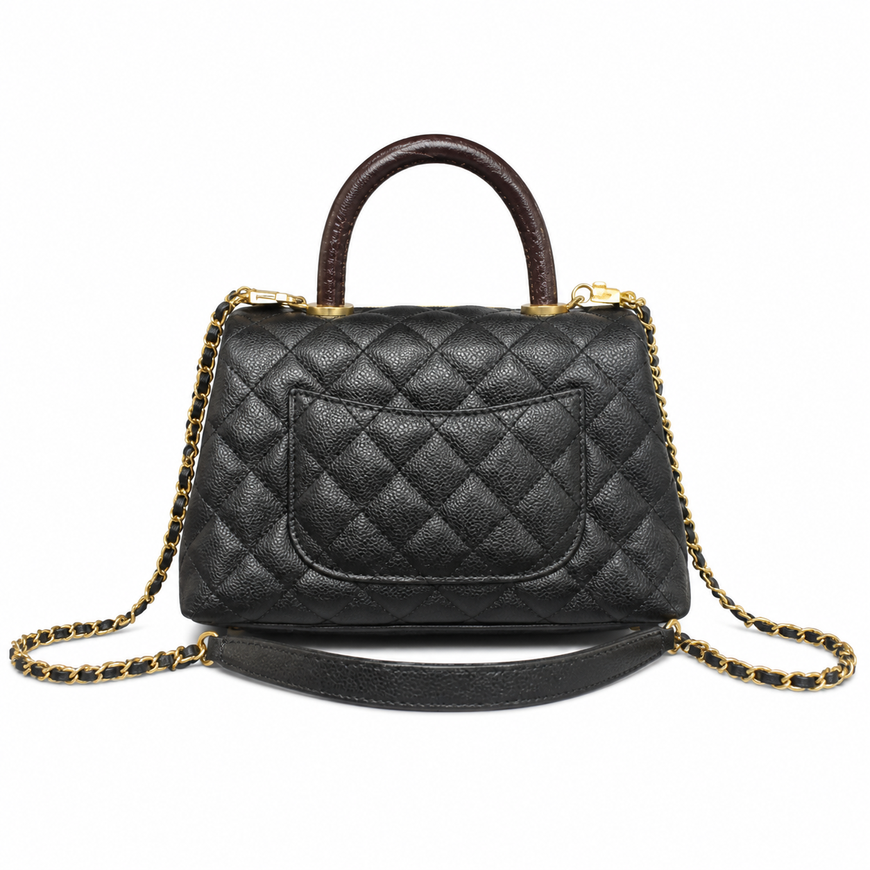 Chanel Classic CC Quilted Flap Bag | Gold Hardware & Chain — 24cm