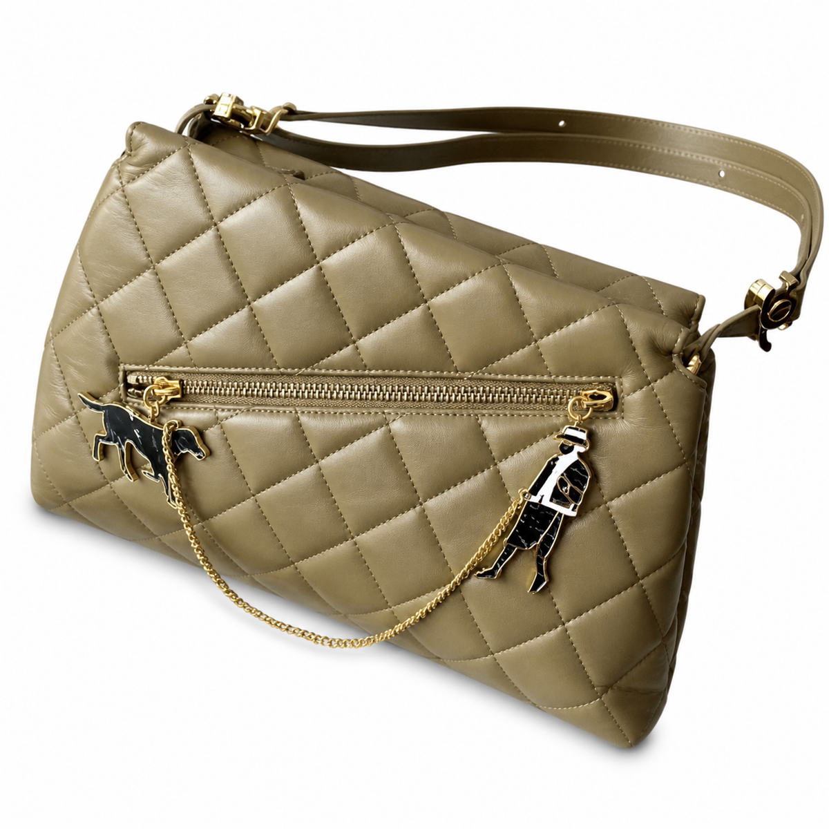 Chanel Classic Quilted Large Flap Bag | CC Hardware & Gold Chain — 29cm