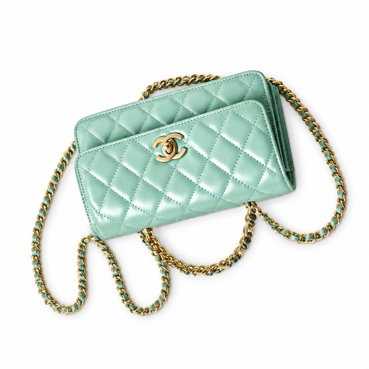 Chanel Quilted Petite Shoulder Bag 11×18.5×6cm