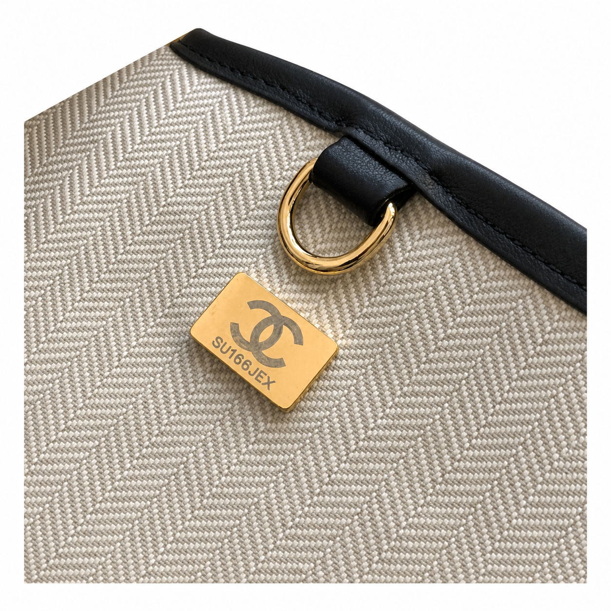 Chanel Small Shopping Tote Black Quilted Lambskin | Oversized Embossed CC & Gold Chain — 21cm