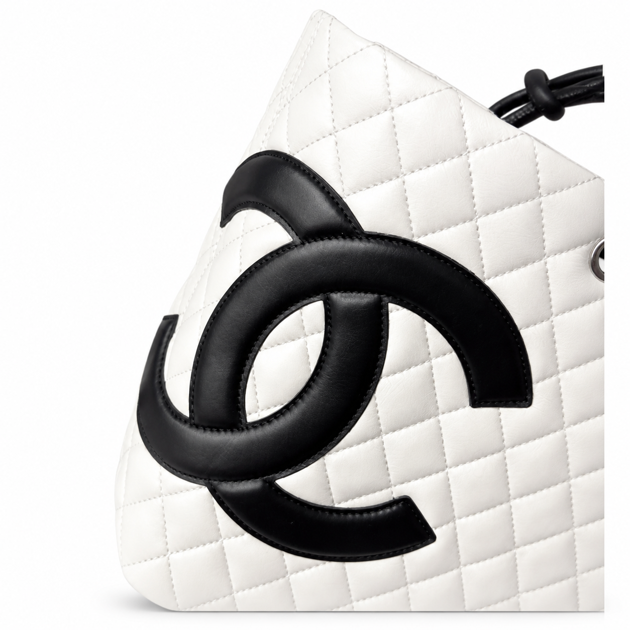 Chanel Quilted CC Top Handle Bag | Detachable Chain — 30cm