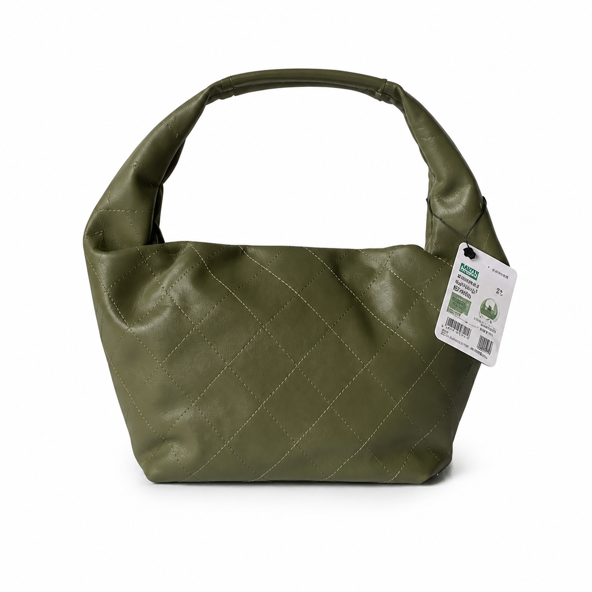 Chanel Classic Quilted Large Top Handle Handbag | CC Turn-Lock Chain Strap — 32cm
