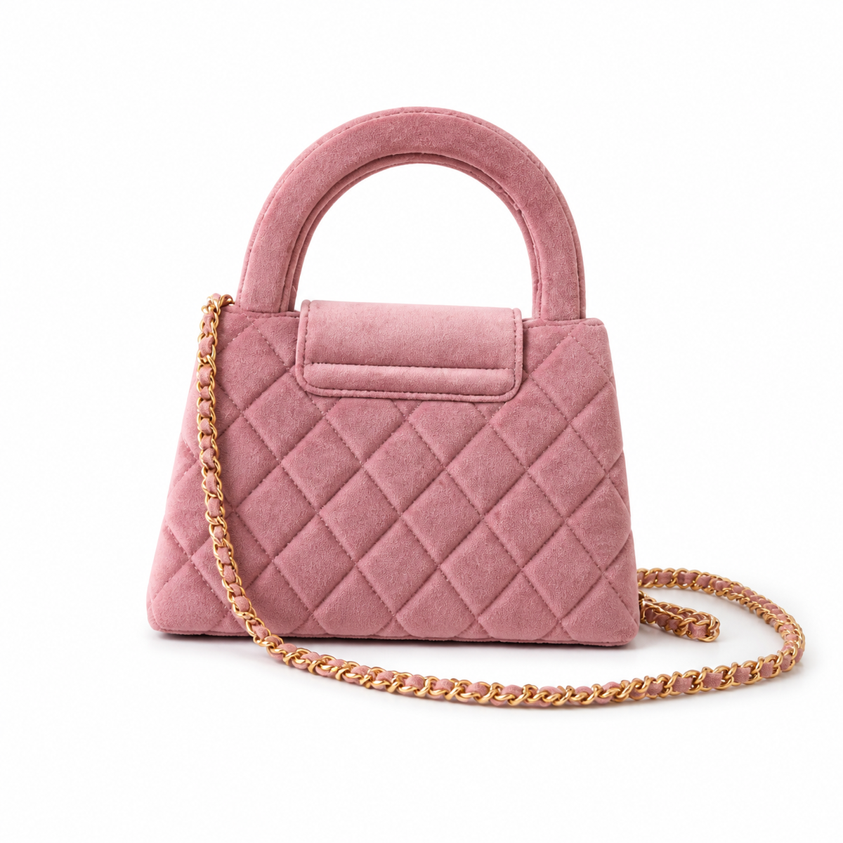 Chanel Classic Quilted Mini Flap Bag | CC Turn-Lock Leather Chain Strap — 13x19cm