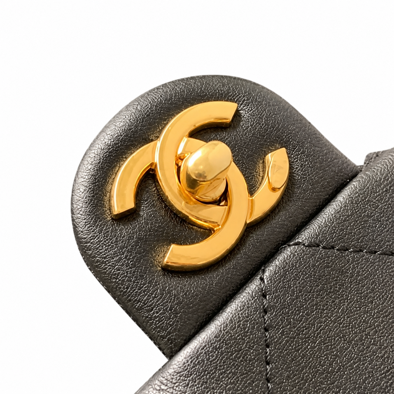 Chanel Classic Quilted Large Shopping Bag | CC Turn-Lock Top Handle — 47cm