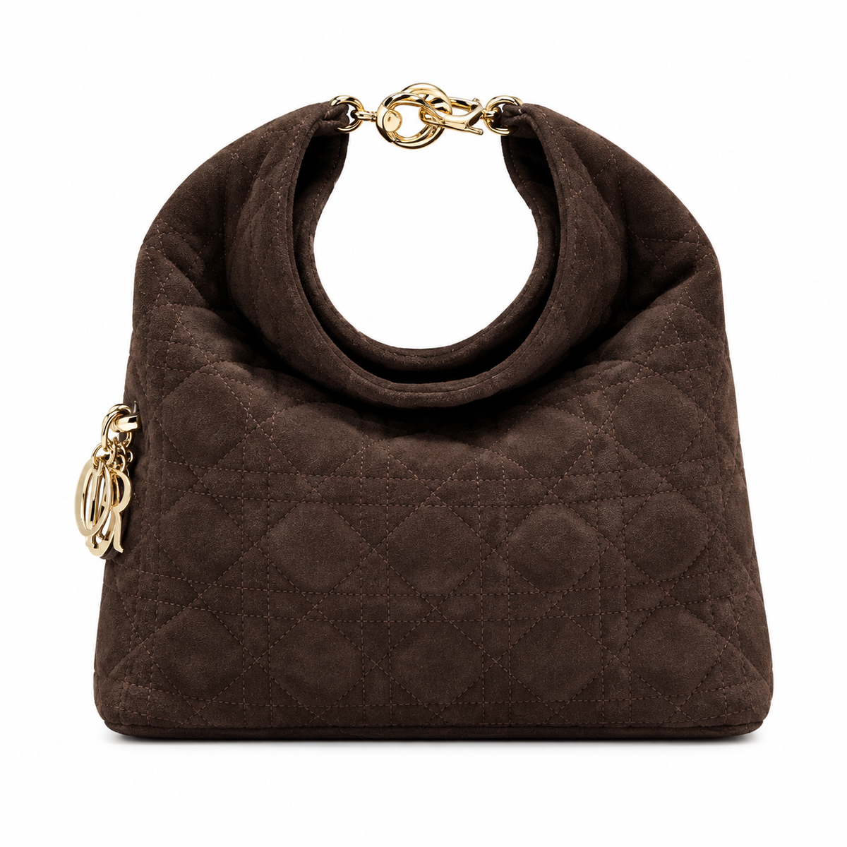 Dior Cannage Quilted Structured Tote Bag 24cm
