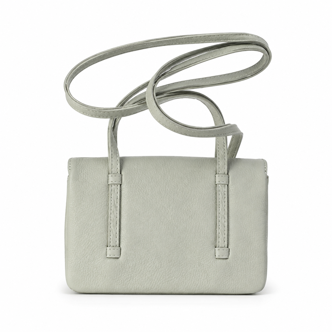 Chanel Pearl Grey Caviar Mini Flap Bag | Oversized CC Turn-Lock & Leather Strap
