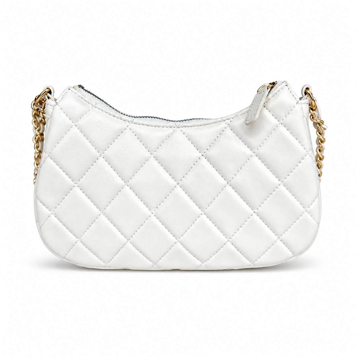 Chanel Classic Quilted Mini Flap Bag | CC Turn-Lock Gold Hardware — 20cm Horizontal