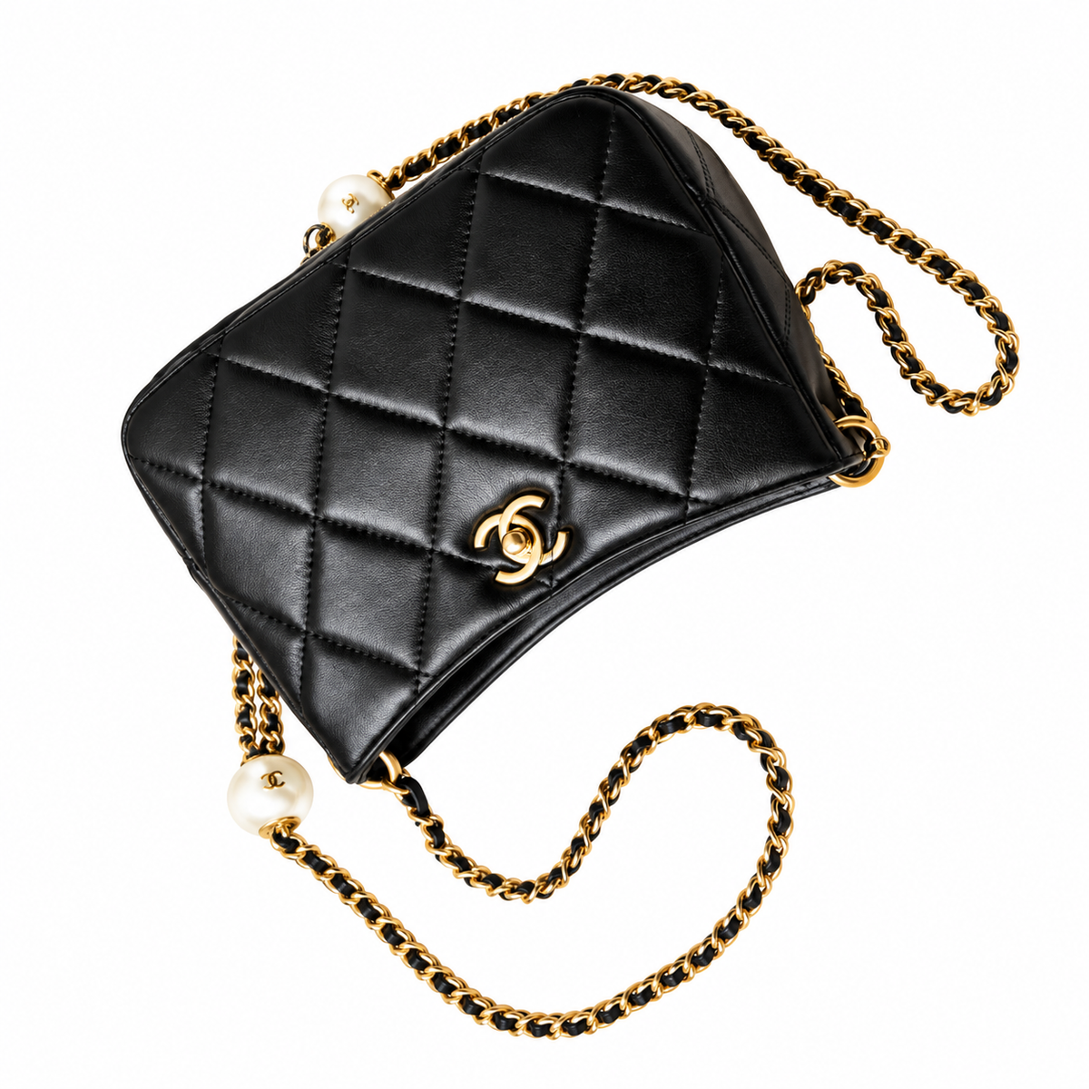 Chanel Quilted Mini Pochette Bag 13×18×7cm