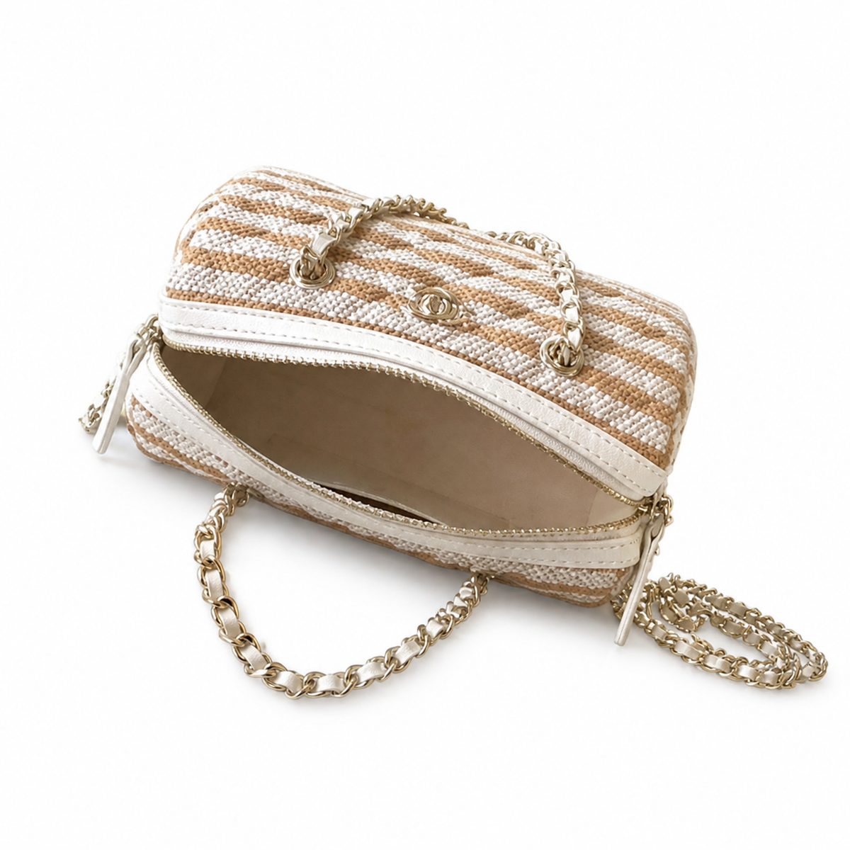 Chanel CC Quilted Mini Flap Bag | Gold Hardware & Chain — 18cm