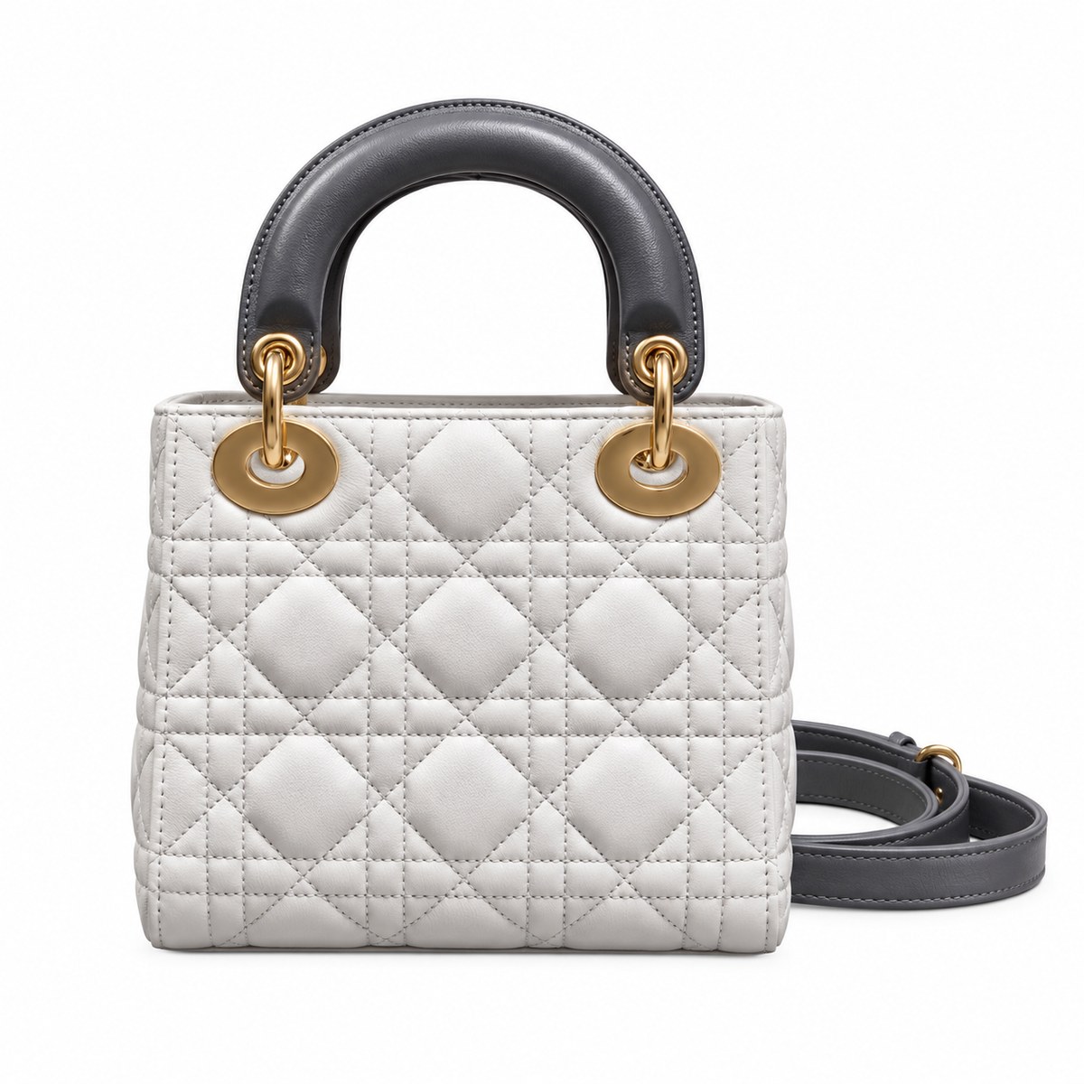 Dior Cannage Quilted Upright Mini Bag 17cm