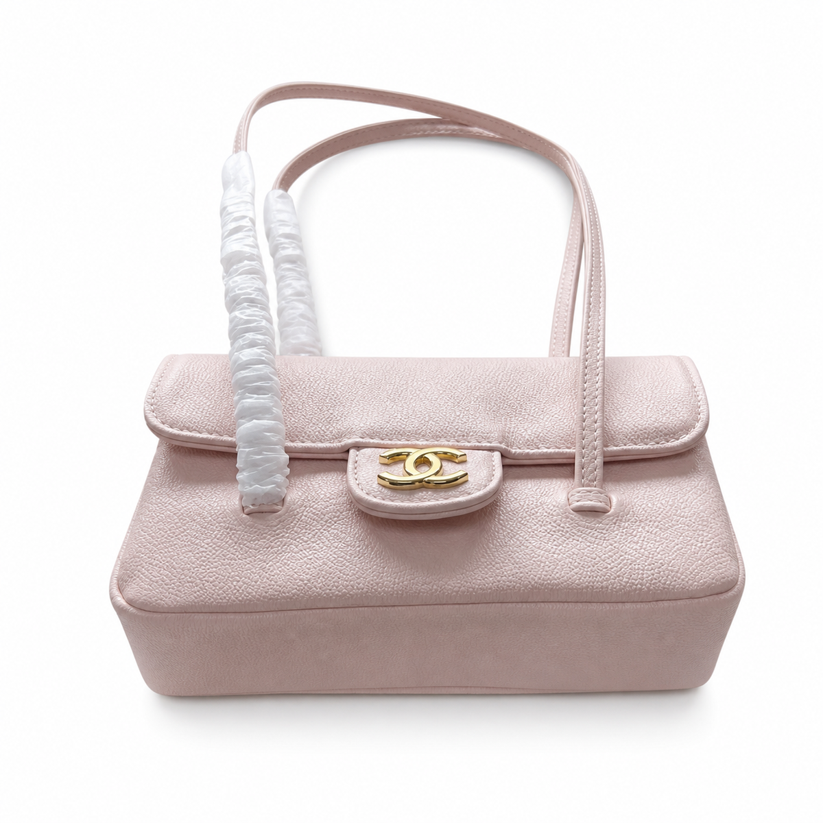 Chanel Classic Quilted Mini Horizontal Flap Bag | CC Turn-Lock Chain Strap — 17cm