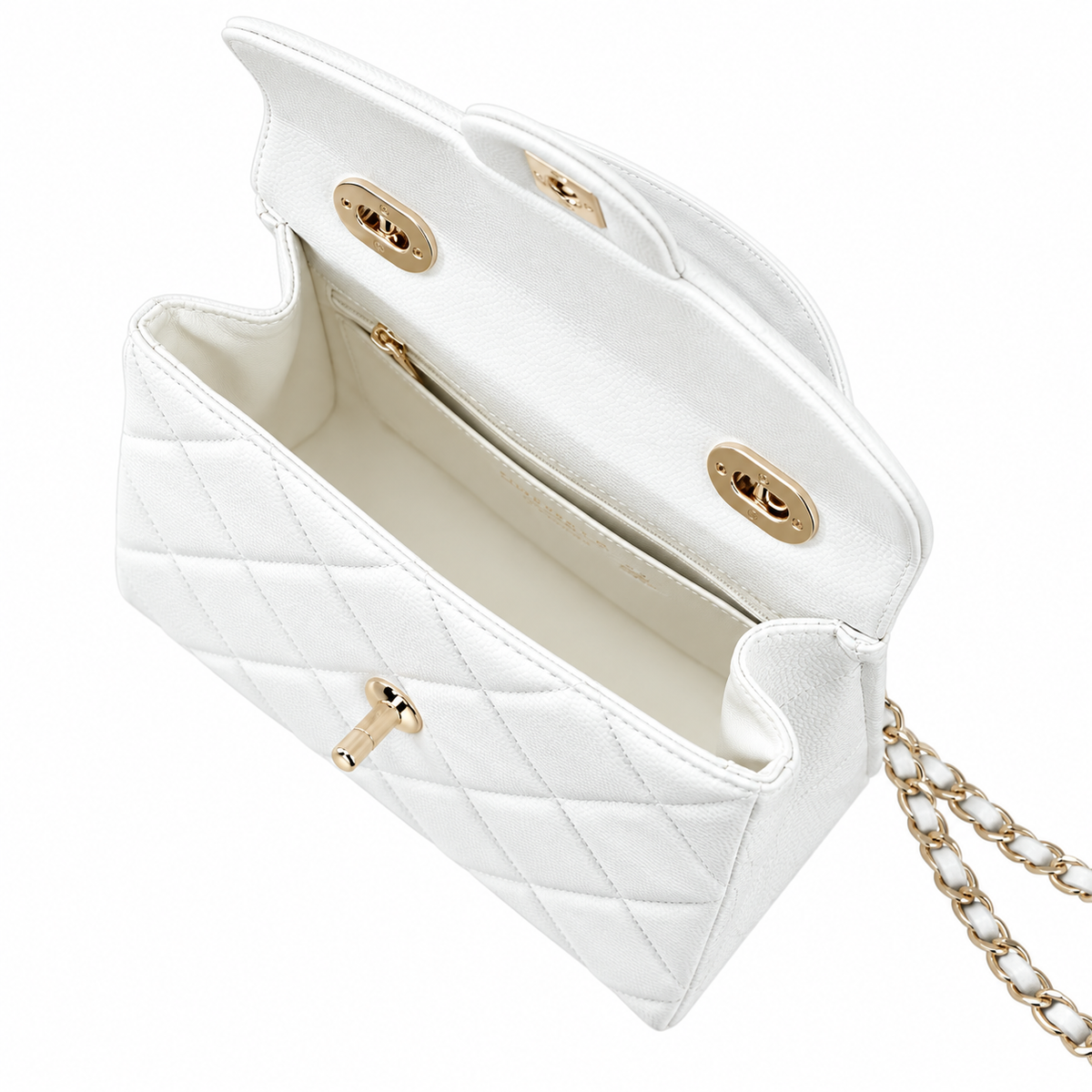 Chanel Quilted Caviar Mini Day Bag 16×21×9.5cm
