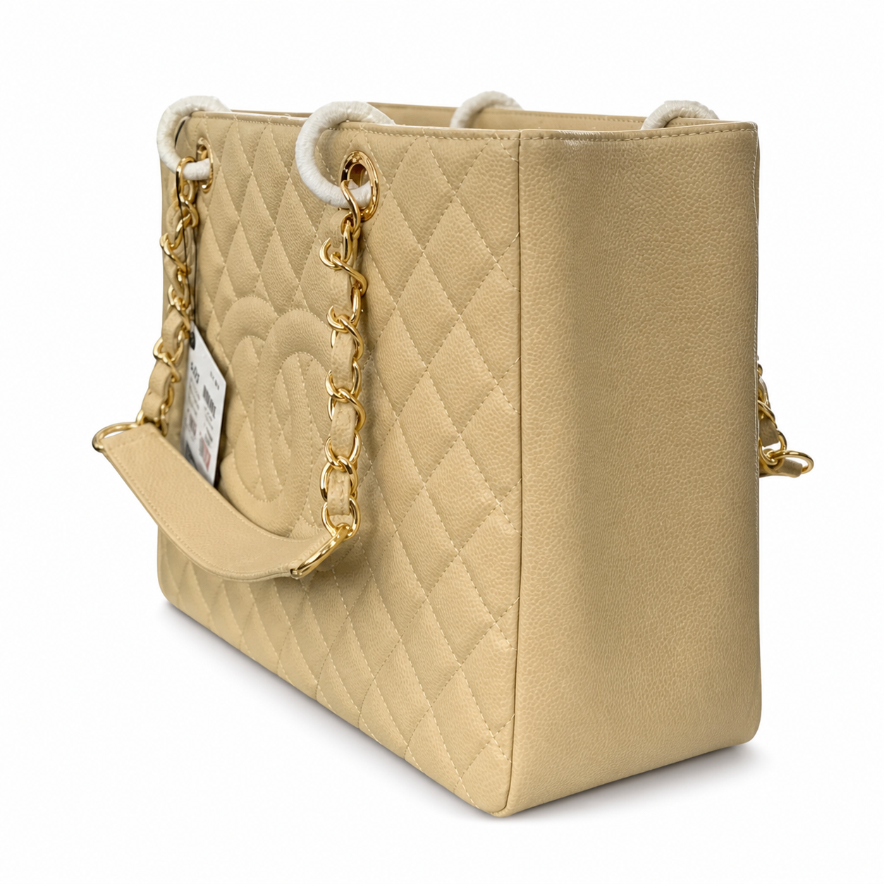 Chanel Classic Quilted Flap Bag | CC Turn-Lock Leather Chain Strap — 35x25cm