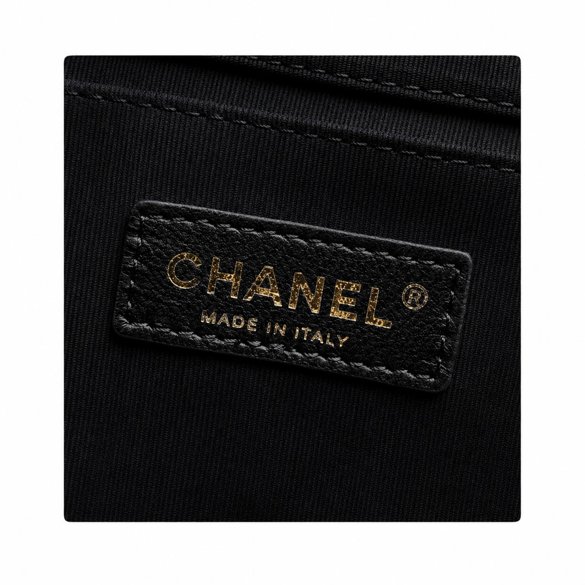 Chanel CC Raffia Woven Flap Bag | Black & Gold Chain — 25cm