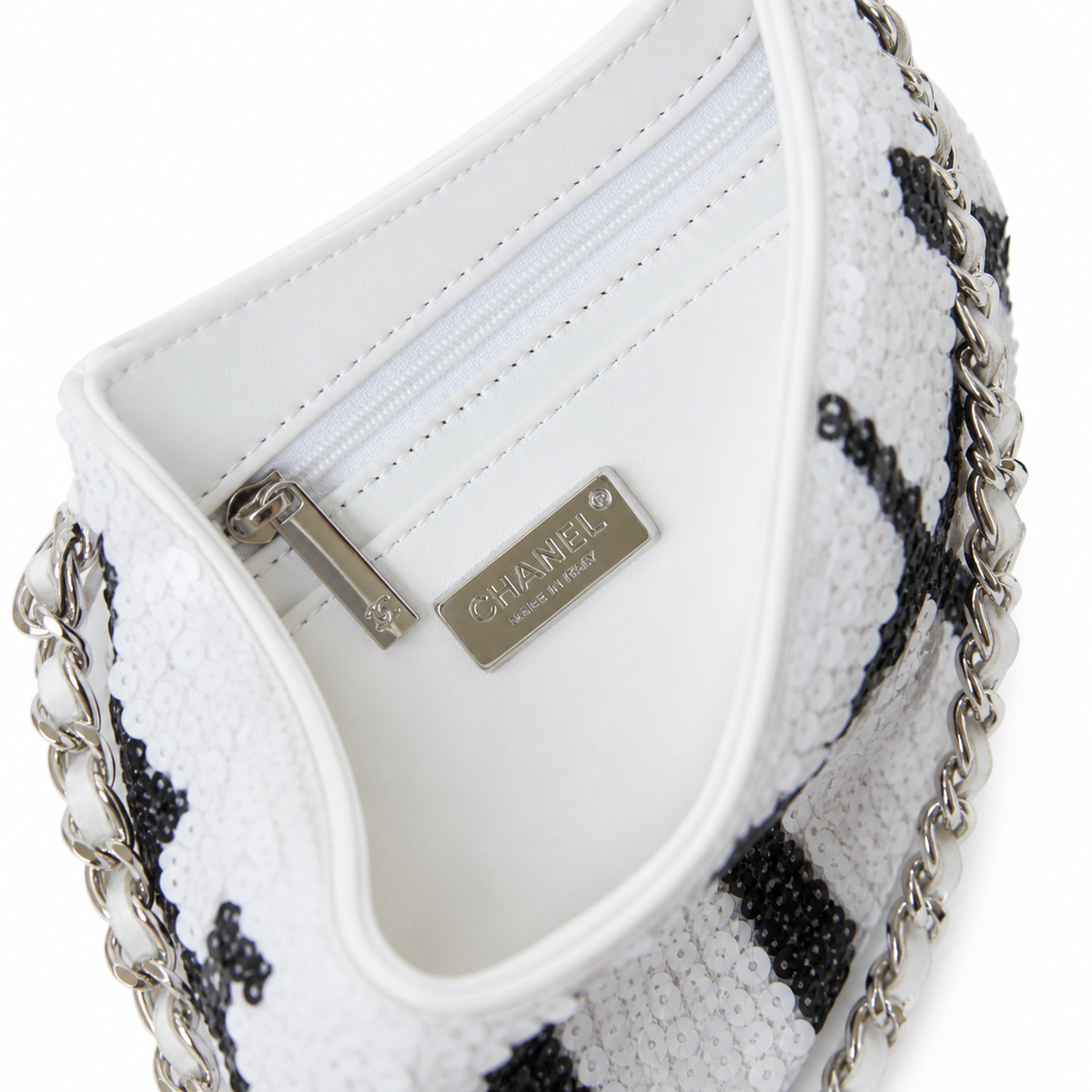Chanel Classic Quilted Small Flap Bag | CC Turn-Lock Leather Chain Strap — 14cm