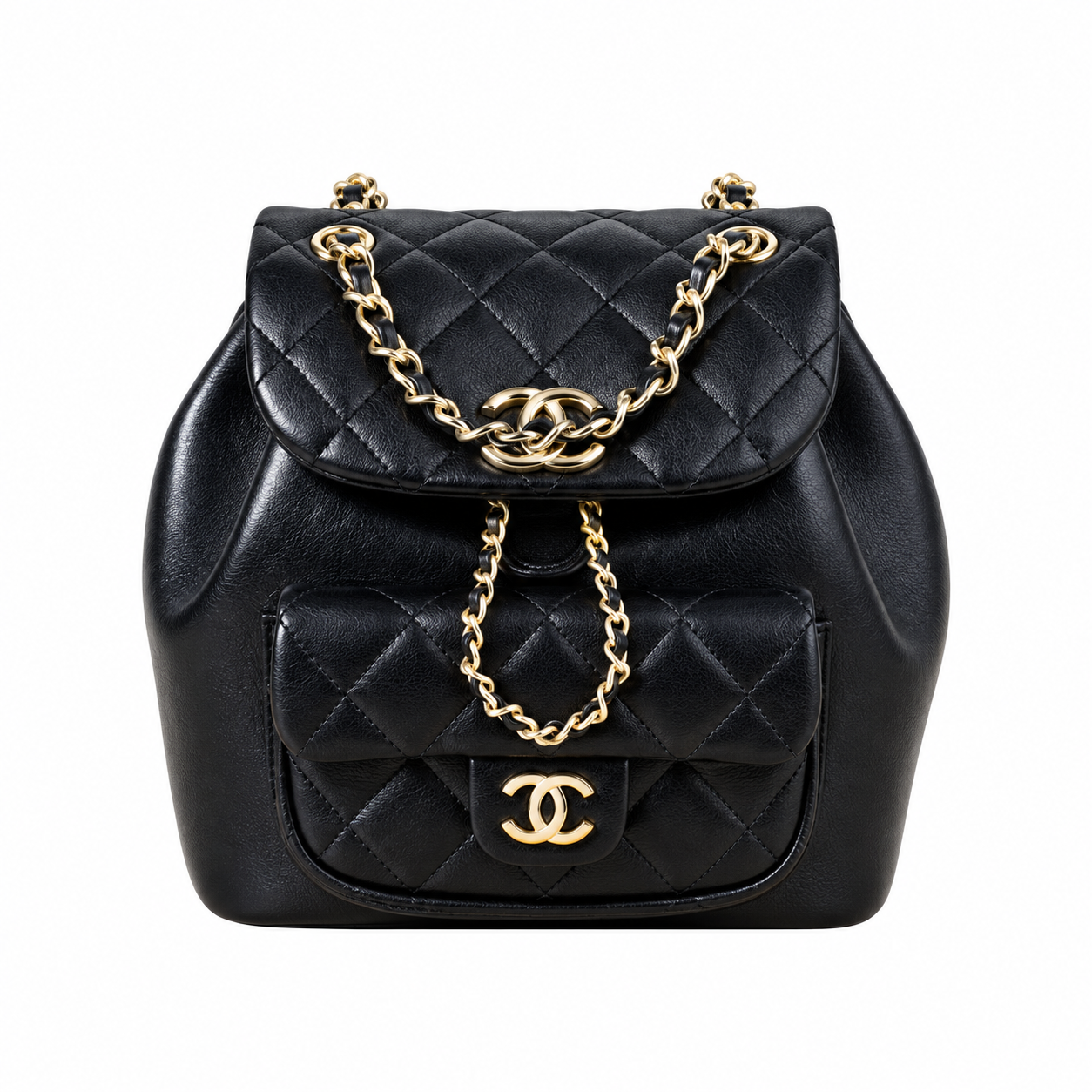 Chanel Duma Backpack Black 18×18×12cm