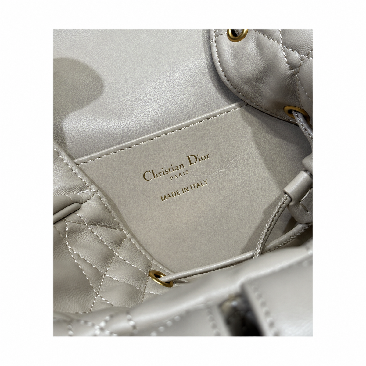 Dior Cannage Quilted Signature Backpack 23cm
