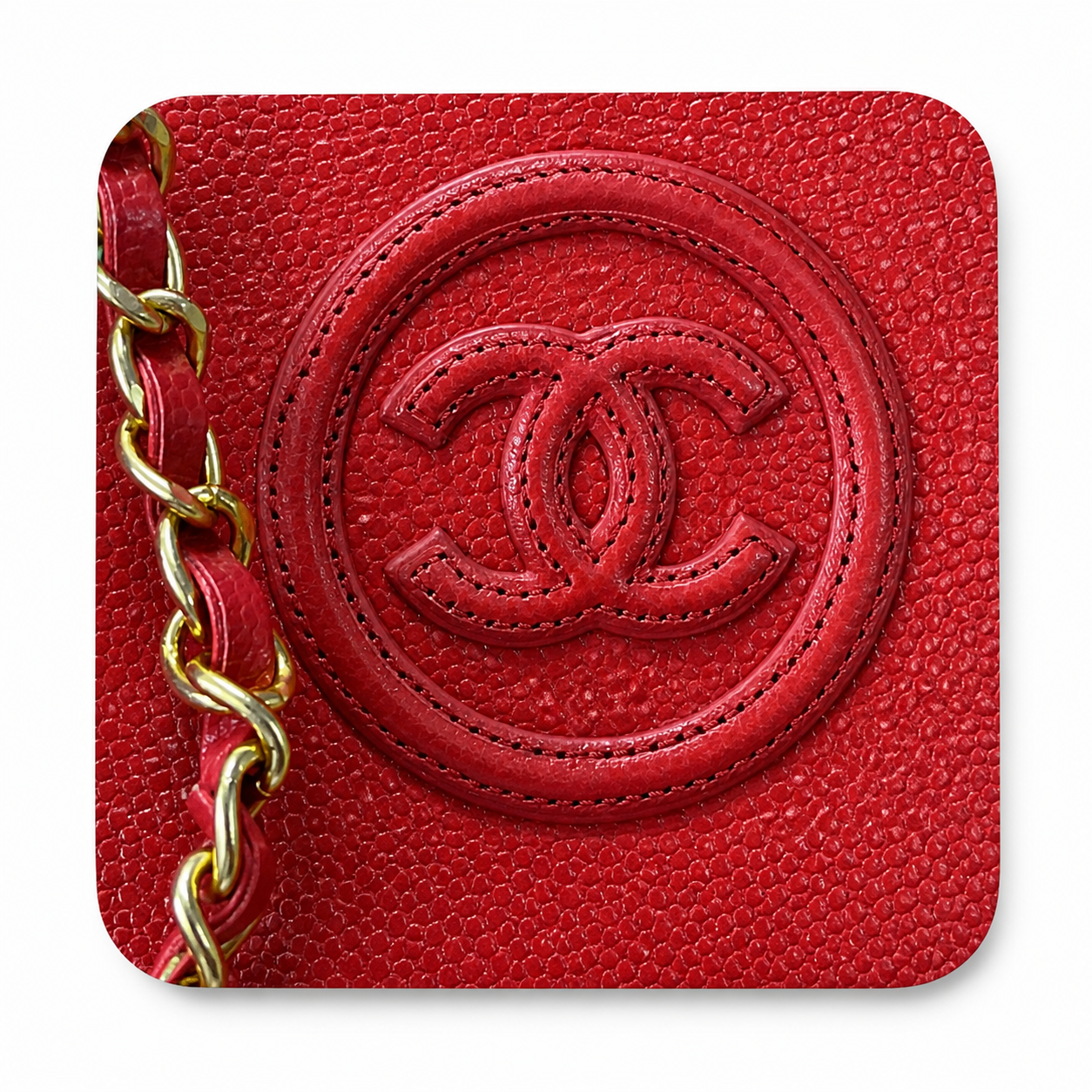 Chanel Classic Quilted Flap Bag | CC Turn-Lock Leather Chain Strap — 30x50cm