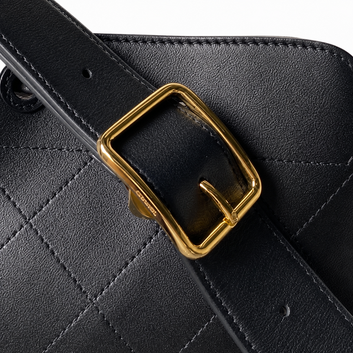 Chanel Bucket Bag Black Quilted Lambskin | Gold CC Drawstring & Mauve Interior — 23cm