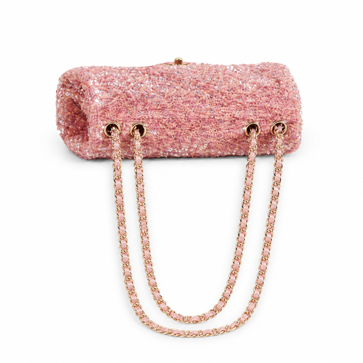 Chanel Quilted CC Rectangular Flap Bag | Gold Chain — 21cm