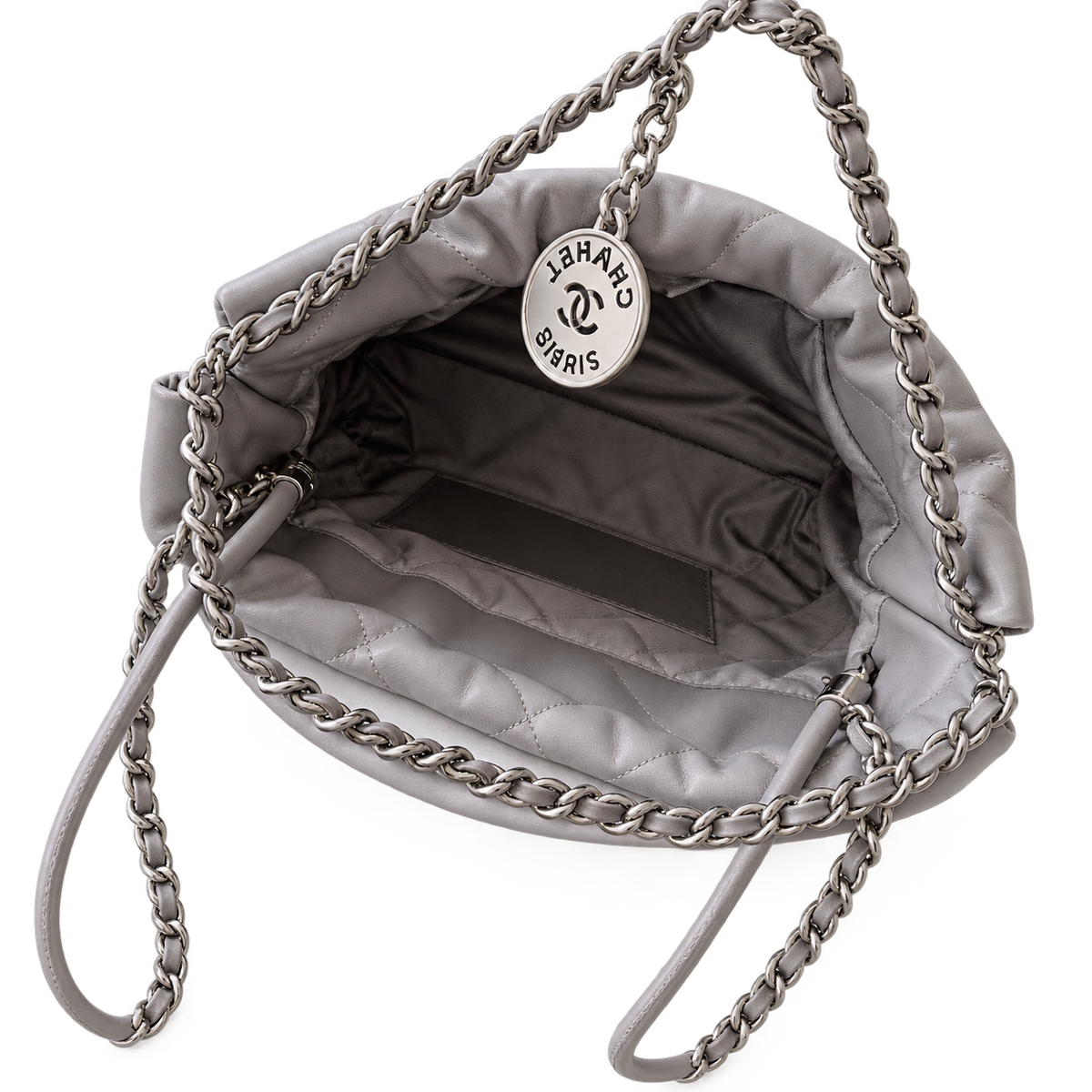 Chanel Classic Quilted Mini Tote Bag | CC Hardware Leather Chain Strap — 19x20cm