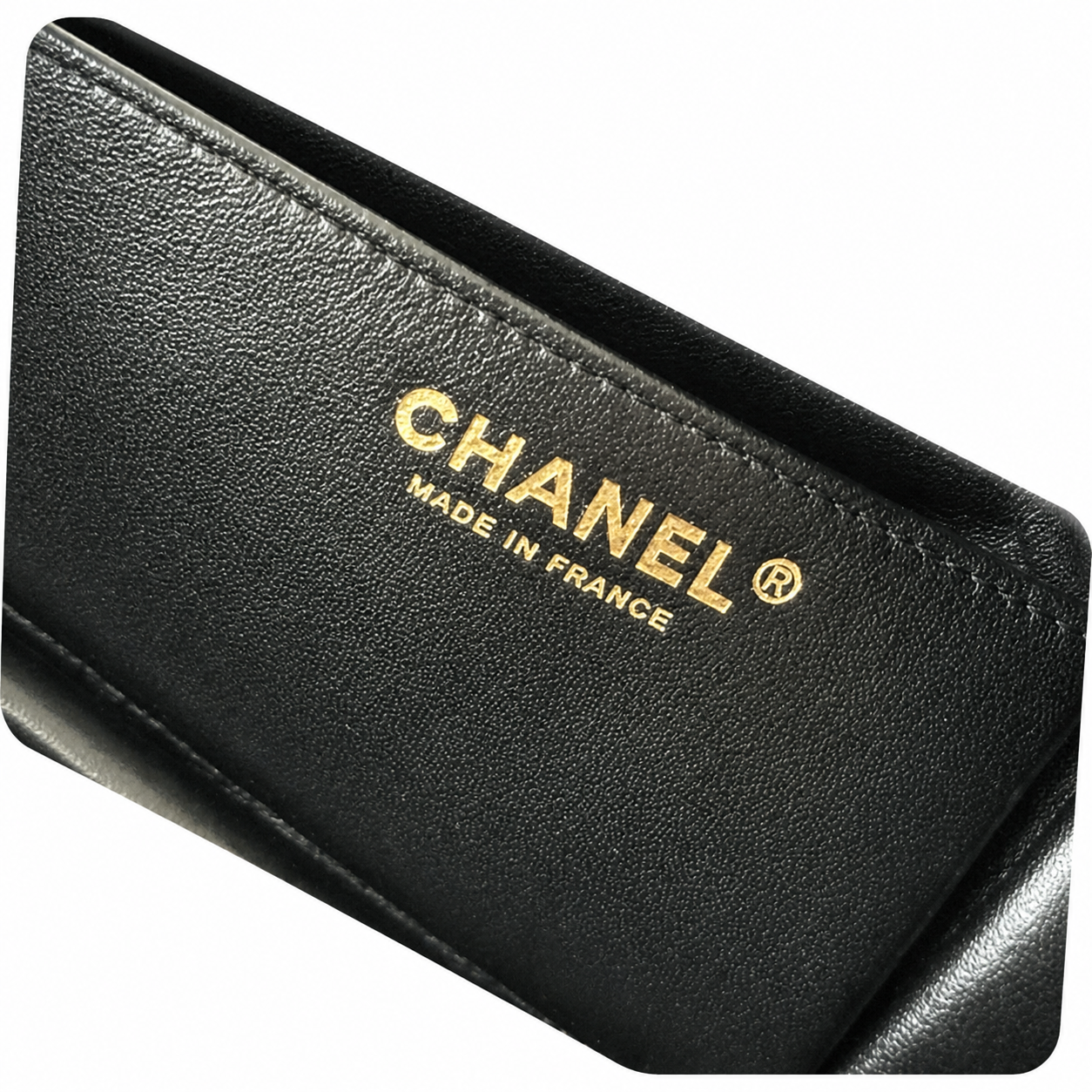 Chanel Black Croc-Embossed Evening Clutch | Jeweled Scarab CC — Blue Lapis & Red Enamel — 30cm