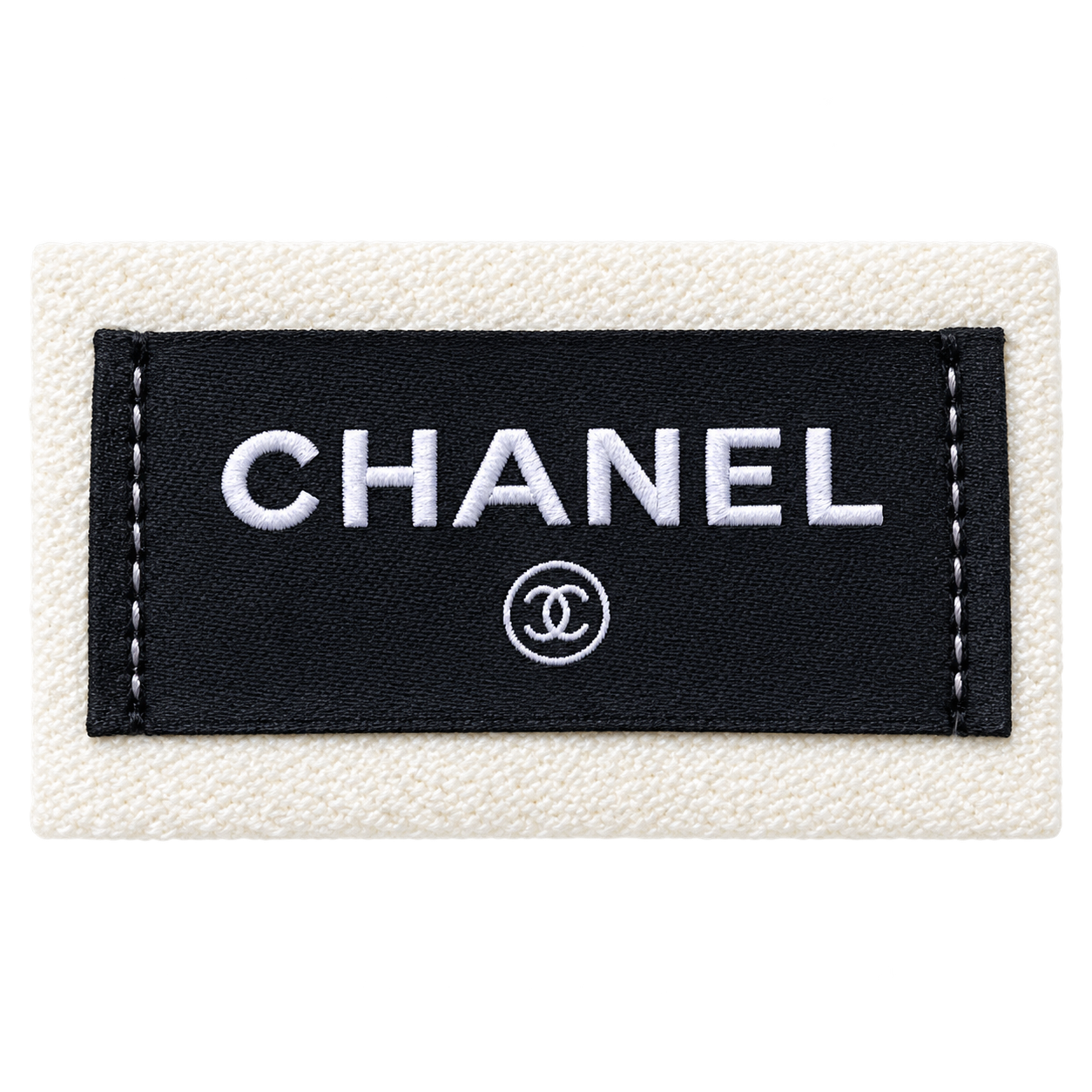 Chanel Ivory White Terry Cloth Hobo Bag & Zip Pouch Set | Tonal CC & Appliqué CC