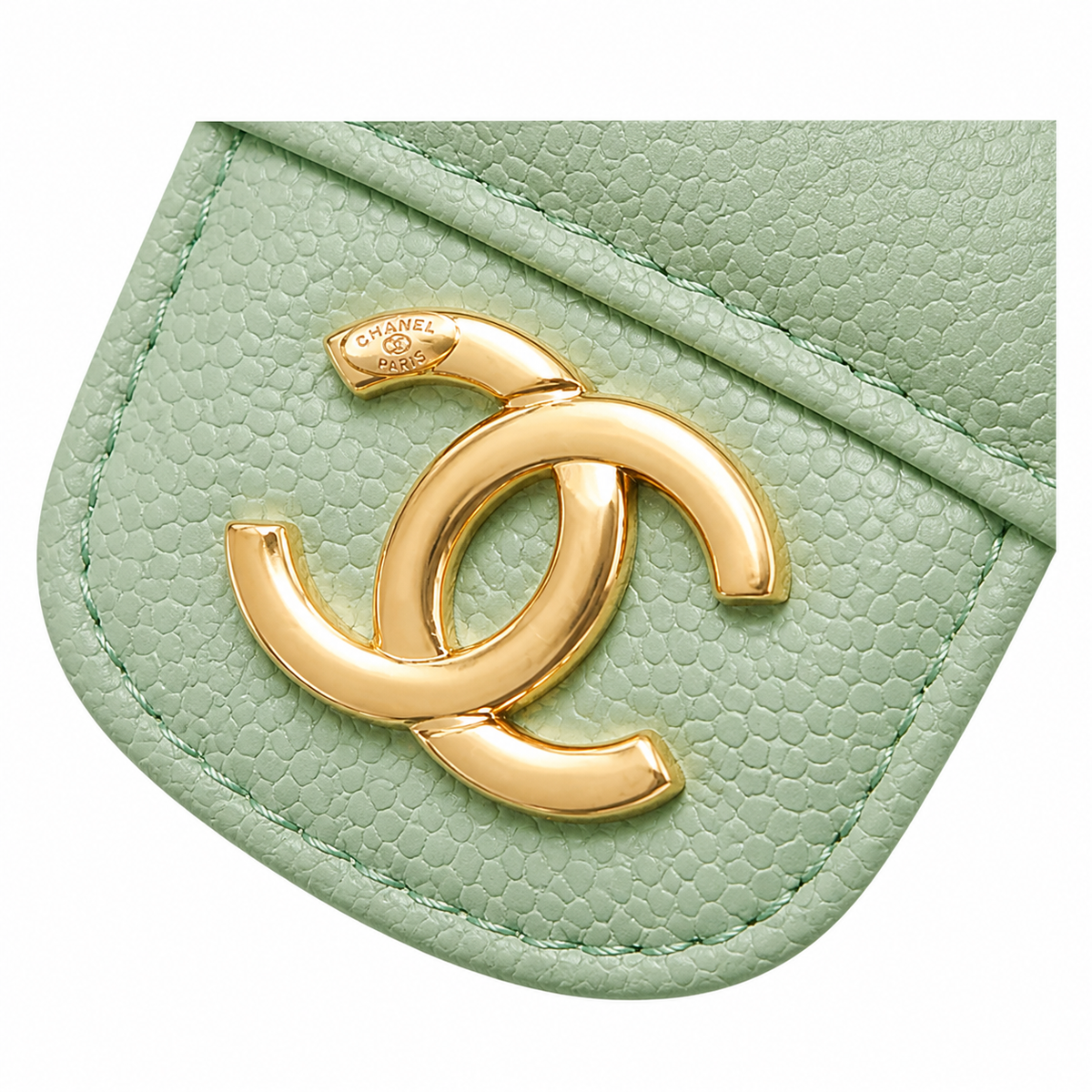 Chanel Classic Quilted Mini Flap Bag | CC Turn-Lock Chain Strap — 17cm