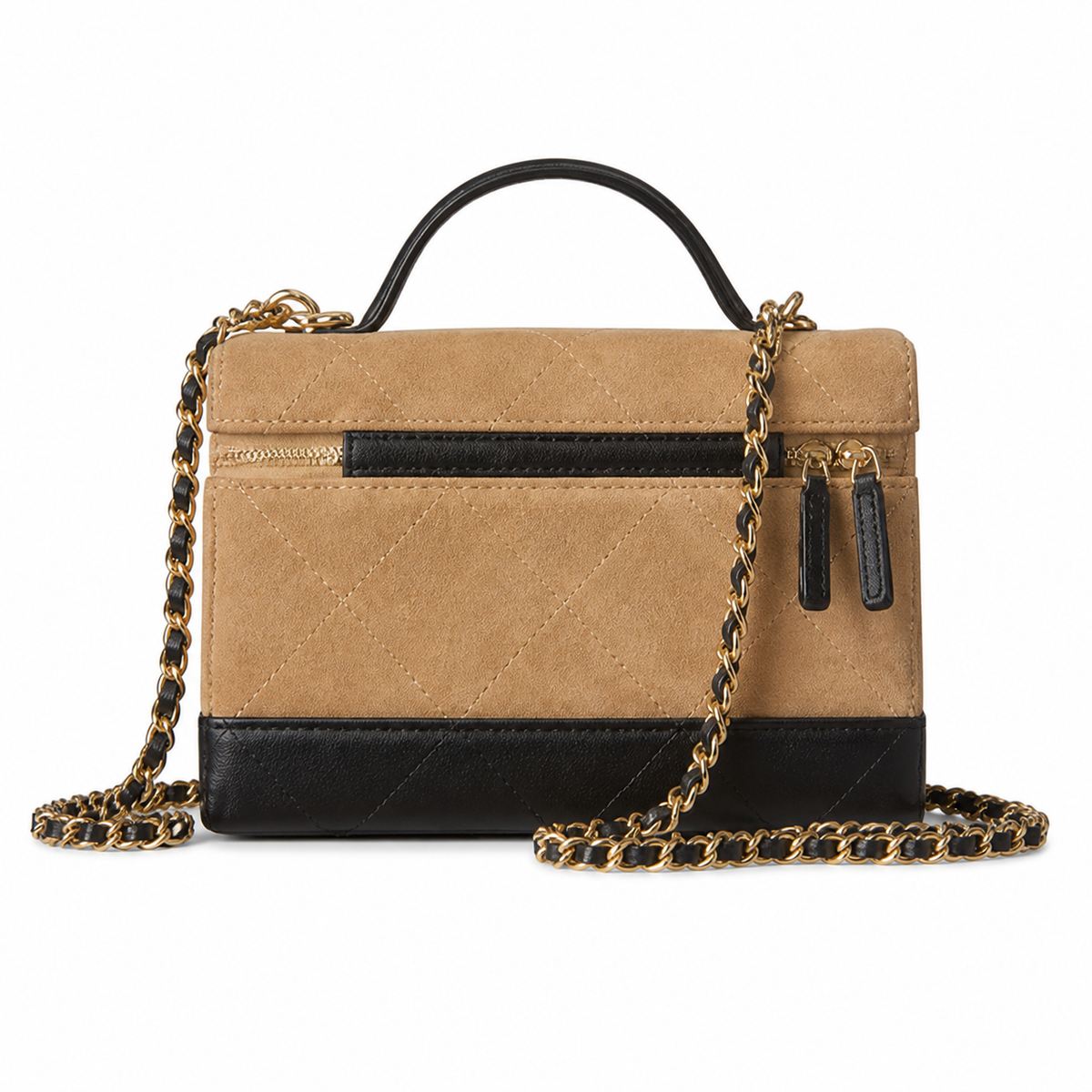 Chanel Classic Quilted Square Flap Bag | CC Hardware & Gold Chain — 19.5cm