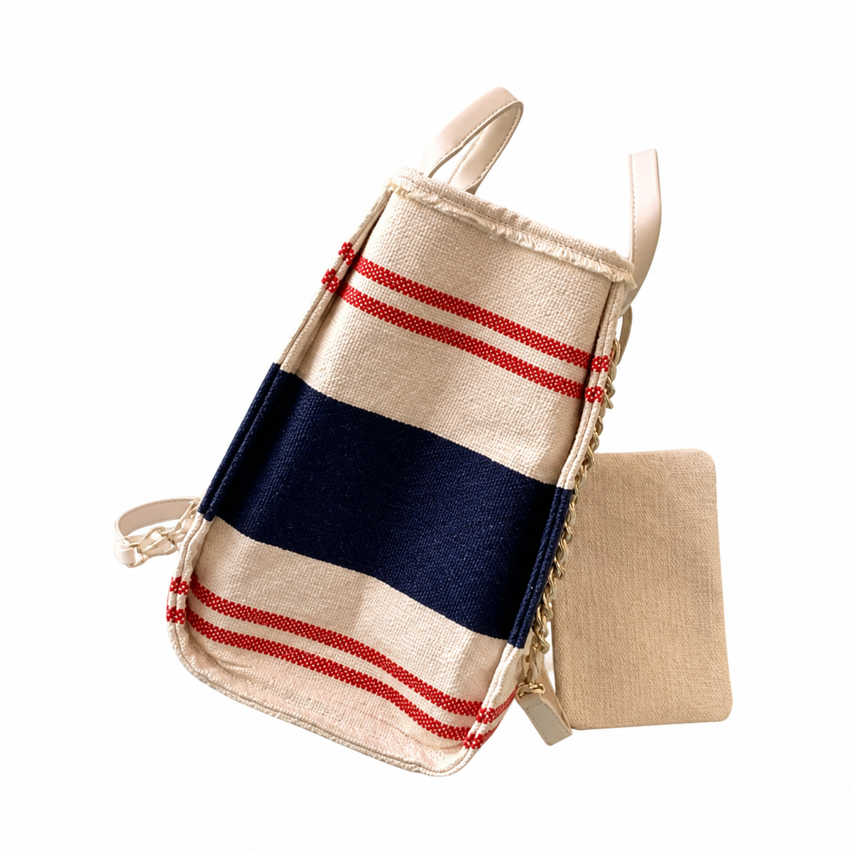 Chanel Classic Quilted Flap Bag | CC Turn-Lock Leather Chain Strap — 38cm