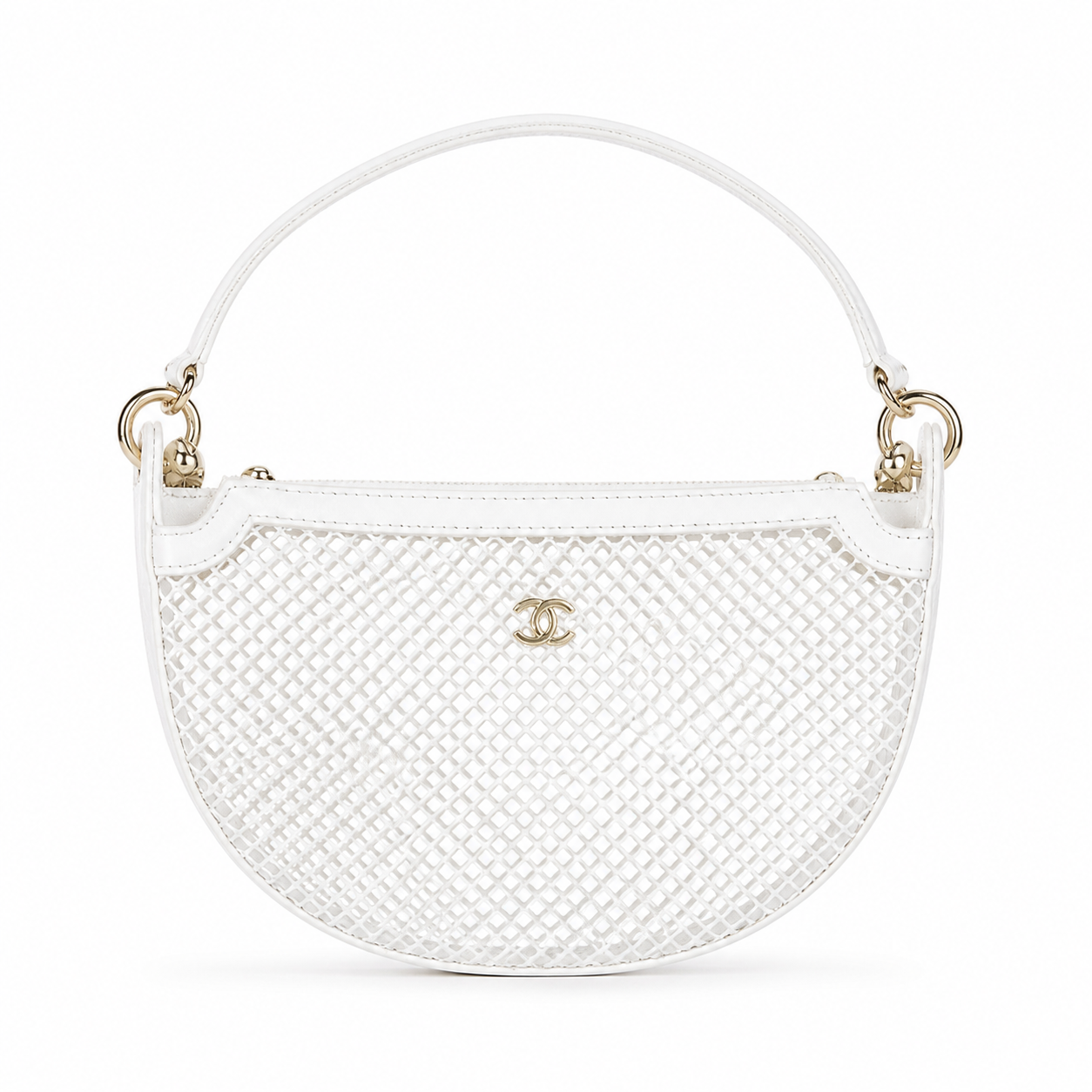 Chanel Quilted CC Small Top Handle Bag | Detachable Chain — 22cm