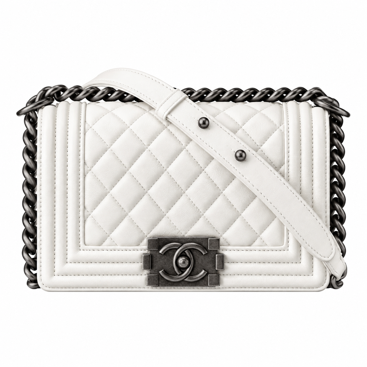 Chanel Quilted Evening Flap Bag 20cm